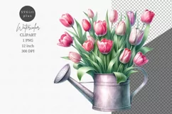 Spring clipart, Tulips clipart, Flowers clipart Product Image 1