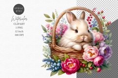 Easter clipart, Bunny clipart, Spring clipart Product Image 1