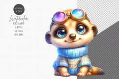 Safari clipart, Meerkat clipart, Nursery sublimation Product Image 1