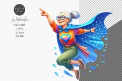 Super grandma, Elderly woman, Mother's Day, Product Image 1