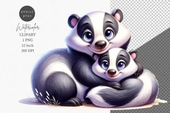 Badgers clipart, Love clipart, Valentines Day. Product Image 1