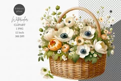 Spring clipart, Flowers clipart, Floral arrangement, Product Image 1