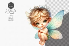 Fantasy clipart, Elf clipart, Watercolor clipart Product Image 1