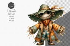 Halloween clipart, Scarecrow clipart, Fall clipart, Autumn Product Image 1