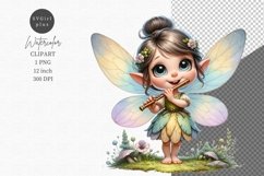 Fairy clipart, Fantasy clipart, Watercolor clipart Product Image 1