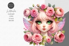 Fairy clipart, Floral clipart, Fantasy clipart Product Image 1