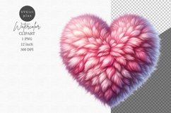 Heart clipart, Heart cushion clipart, Valentines Day Product Image 1