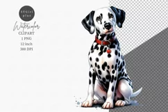 Dalmatian clipart, Animals clipart, Dog sublimation Product Image 1
