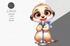 Meerkat clipart, Nursery clipart, Kids clipart Product Image 1