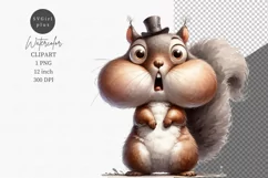 Funny clipart, Squirrel clipart, Birthday, Funny jokes Product Image 1