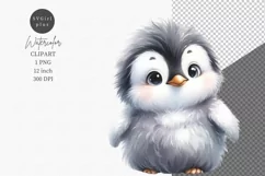 Penguin clipart, Winter clipart, Christmas clipart Product Image 1