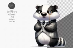 Funny clipart, Badger clipart, Birthday, Funny jokes Product Image 1