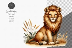 Animals clipart, Lion clipart, Safari sublimation Product Image 1