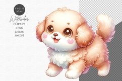 Cute puppy clipart, Dog sublimation Product Image 1