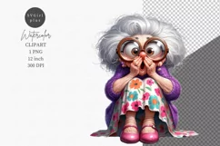 Funny grandma, Elderly woman, Mothers day, Surprised Product Image 1