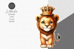 Lion clipart, Safari clipart, King clipart Product Image 1