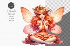 Fairy clipart, Fantasy clipart, Watercolor clipart Product Image 1