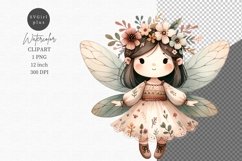 Fairy clipart, Fantasy clipart, Watercolor clipart Product Image 1