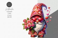 Love gnome clipart, Cool gnome clipart, Gnome clipart, Product Image 1
