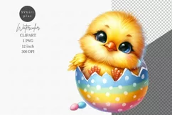 Chick clipart, Easter clipart, Spring clipart Product Image 1