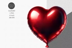 Valentines day, Heart balloon clipart, Birthday clipart Product Image 1