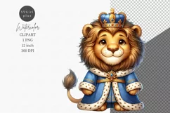 Animals clipart, King lion clipart, Costumes Product Image 1