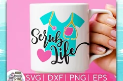 Scrub Life SVG DXF PNG EPS Cutting Files Product Image 1