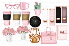 Planner Girl Clipart Boss Girl Fashion Girl Clipart Product Image 4