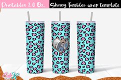 Valentines day Heart frame 20 Oz. Skinny Tumbler sublimation Product Image 1