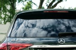 Car decal mockup, vinyl decal mock up, car stickers psd Product Image 2