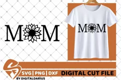 Mom svg, Mothers Day svg, Mom Life svg, Sunflower svg, Gift Product Image 1
