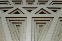 T03 - Layered Diamond SVG File, 3D Diamond Mandala DXF file Product Image 16