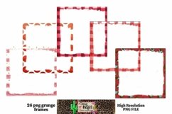 Patriotic July 4th Grunge Frames for Dye Sublimation Product Image 2