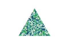 6 Mosaic Pattern Triangles Product Image 3