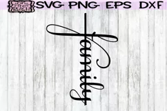 FAMILY - CROSS - SVG PNG DXF EPS Product Image 1