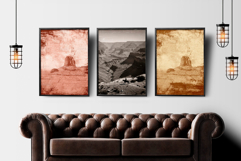 58 Vintage Western Digital Backgrounds Outlaw Scenery Product Image 3