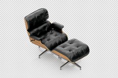 Isometric Arm Chair 3D isolated render Product Image 1