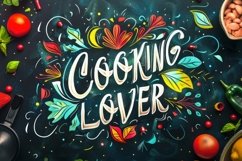 Cooking Lover Background Wallpaper Product Image 1