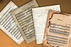 Vintage Music Sheets Product Image 2