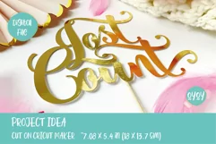 Lost Count SVG | Cake Topper SVG for Adult Birthday Product Image 4