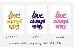 Love And Valentines Day Printable Posters.Wall Art Product Image 2