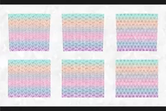 Pastel Geometric Glitter 20 oz Skinny Tumbler Sublimation Product Image 3