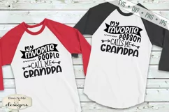Fathers Day | Grandpa | Favorite People Person | SVG Product Image 1