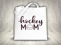 Hockey mom SVG | Handlettered Sports mom SVG file Product Image 3