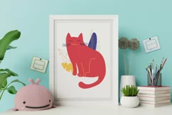 Cat SVG. Funny Cat. EPS. SVG. JPG. PNG. Product Image 2
