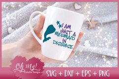 Mermaid In Disguise - SVG DXF EPS PNG Cutting File Product Image 2