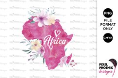 Africa Sublimation file | Floral Africa design Product Image 2