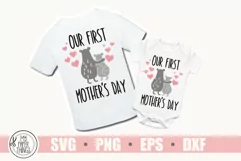 Our first mother's day svg, Mama bear svg, Baby bear svg Product Image 3