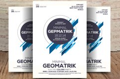 Minimal Geometric Flyer Psd Template Product Image 1