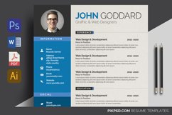 Minimal Resume/ CV Set Product Image 4